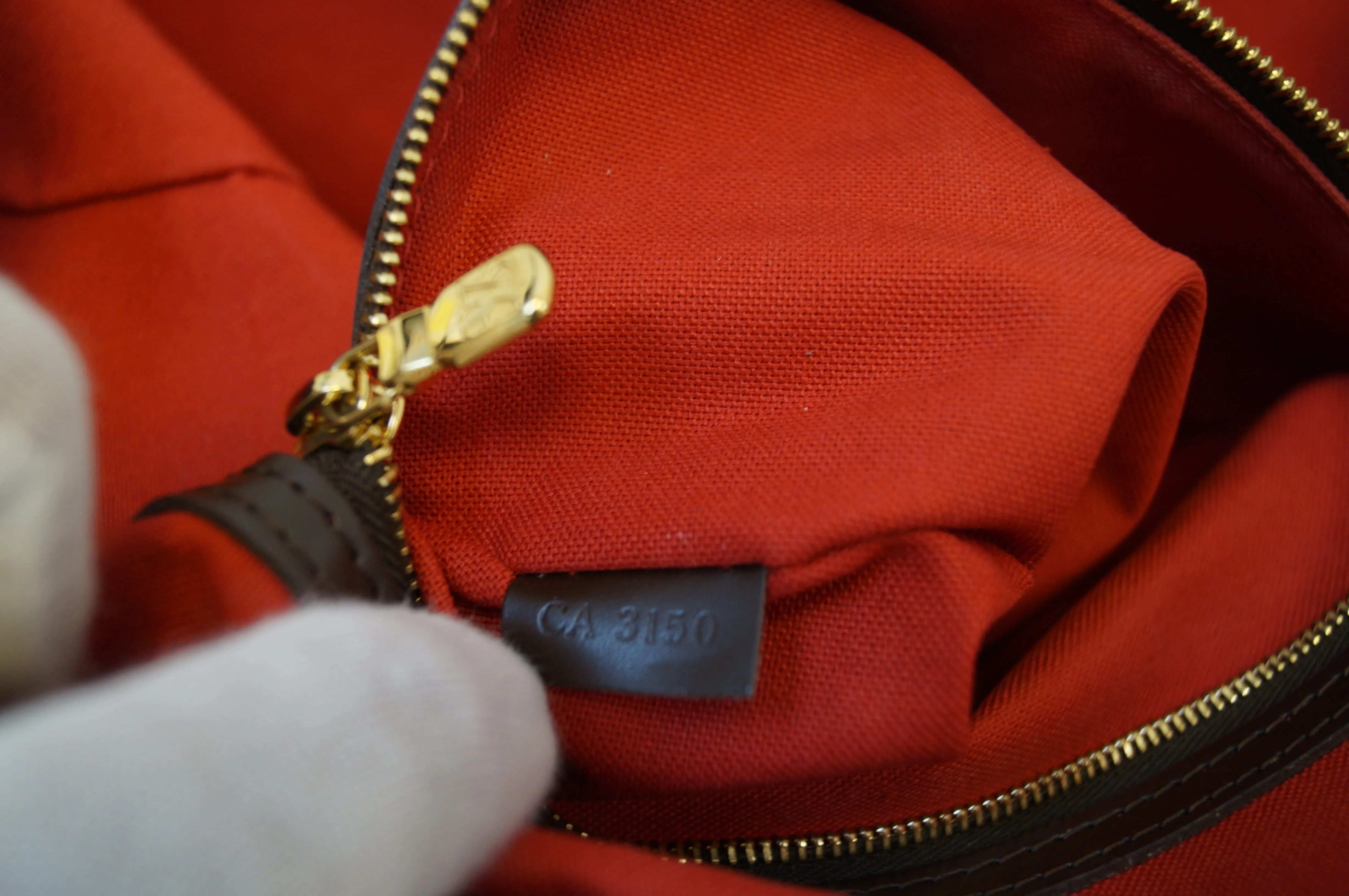 LOUIS VUITTON Cabas Rivington Damier Ebene  Shoulder Bag