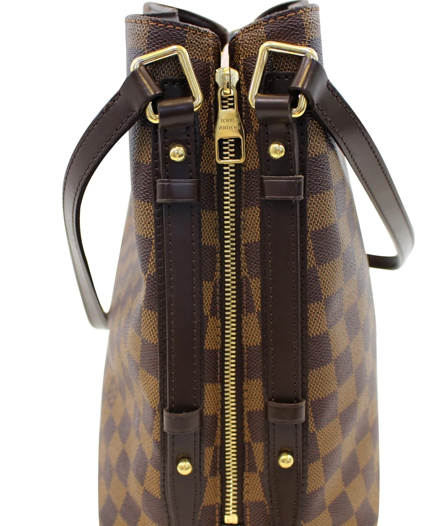 LOUIS VUITTON Cabas Rivington Damier Ebene  Shoulder Bag