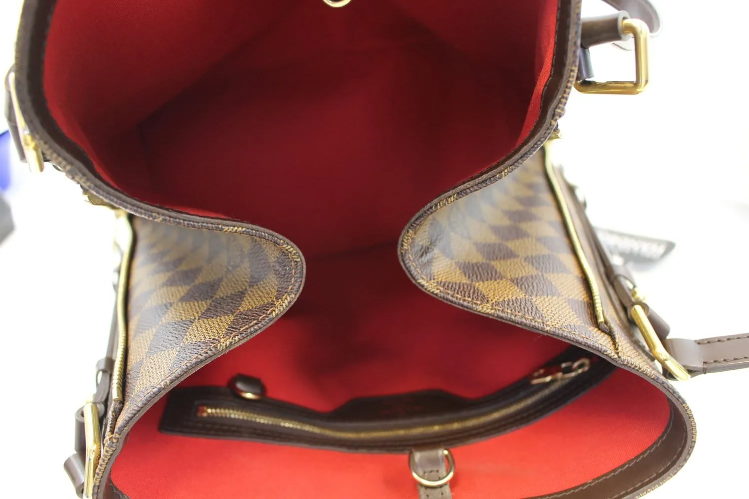 LOUIS VUITTON Cabas Rivington Damier Ebene  Shoulder Bag