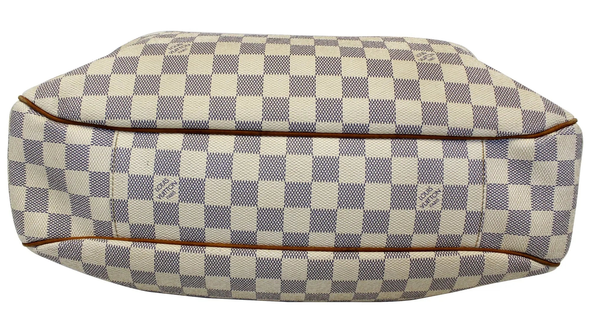 LOUIS VUITTON Damier Azur Evora MM Tote Shoulder Bag