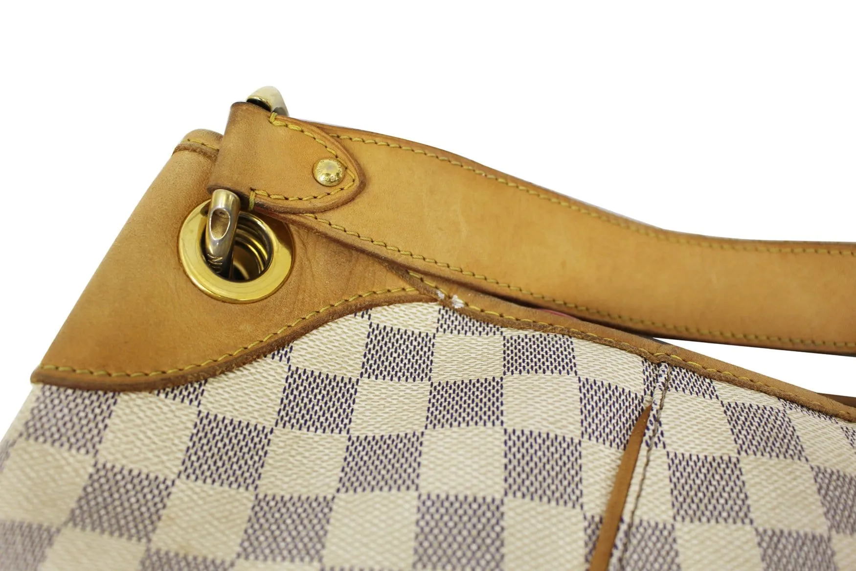 LOUIS VUITTON Damier Azur Galliera GM Shoulder Bag