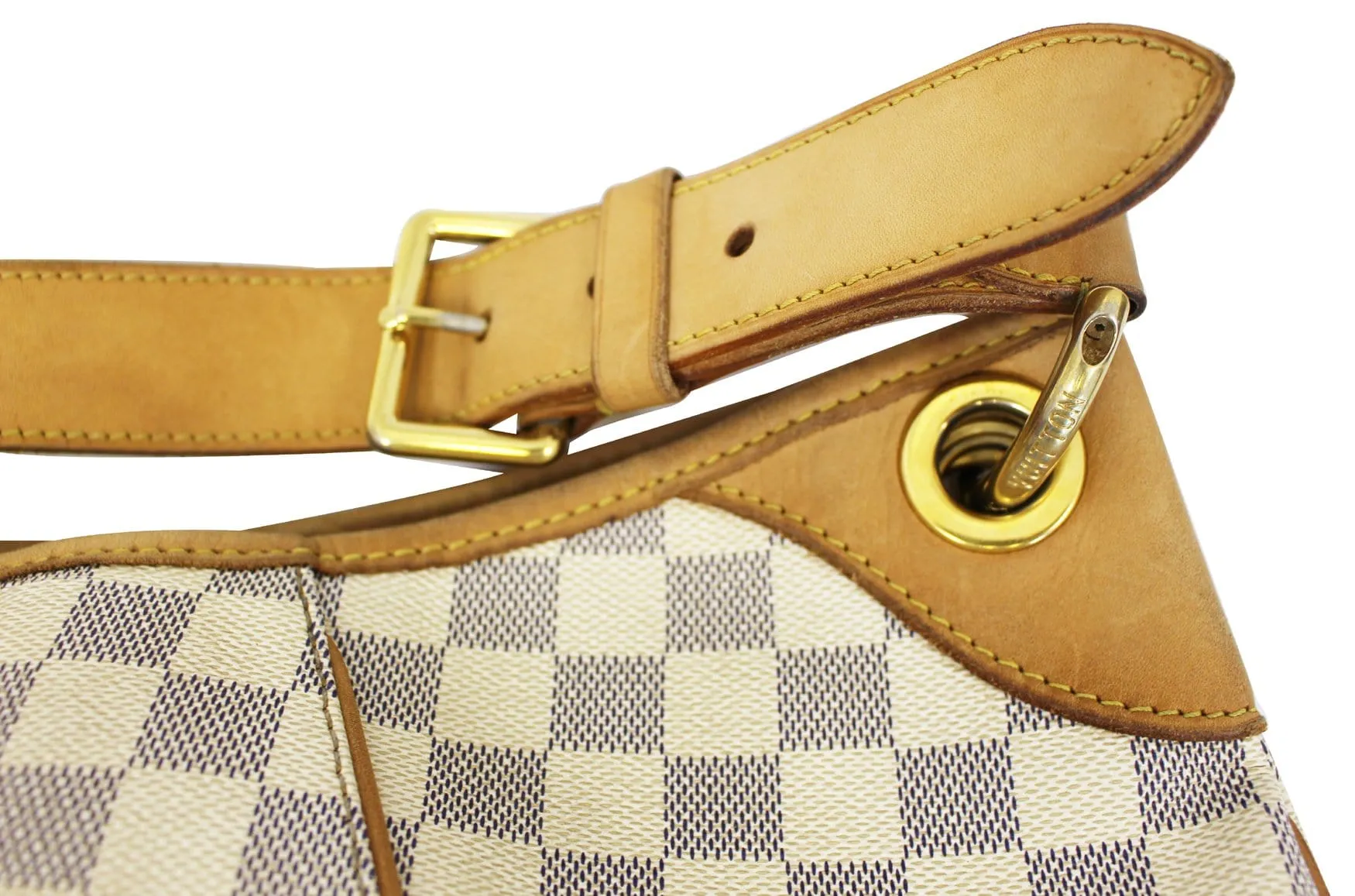 LOUIS VUITTON Damier Azur Galliera GM Shoulder Bag