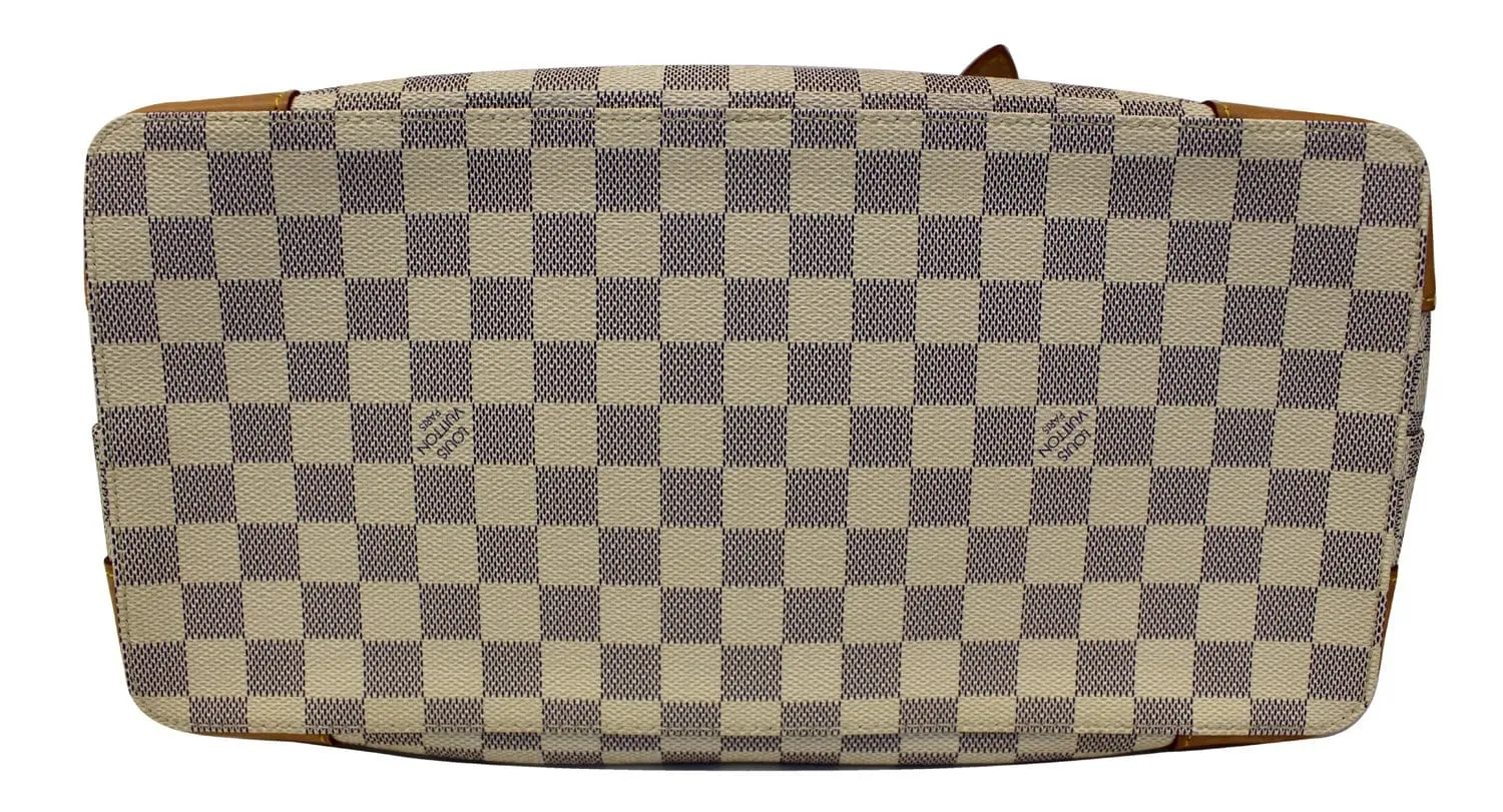 LOUIS VUITTON Damier Azur Hampstead MM Shoulder Bag