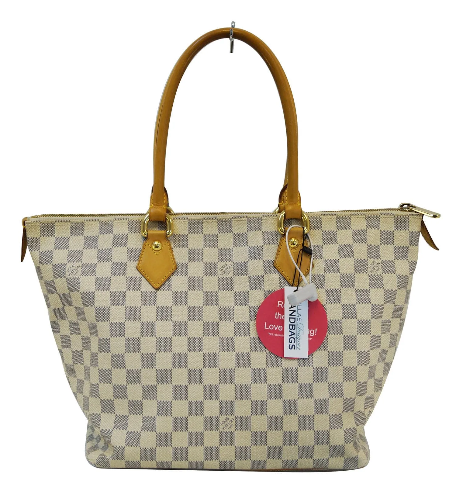LOUIS VUITTON Damier Azur Saleya MM Shoulder Handbag - Final Call