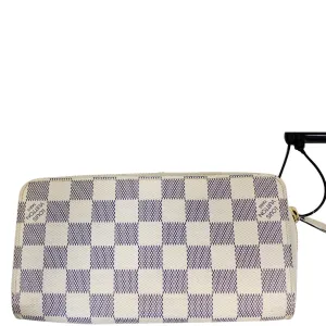 LOUIS VUITTON Damier Azur Zippy Zip Around Long Wallet