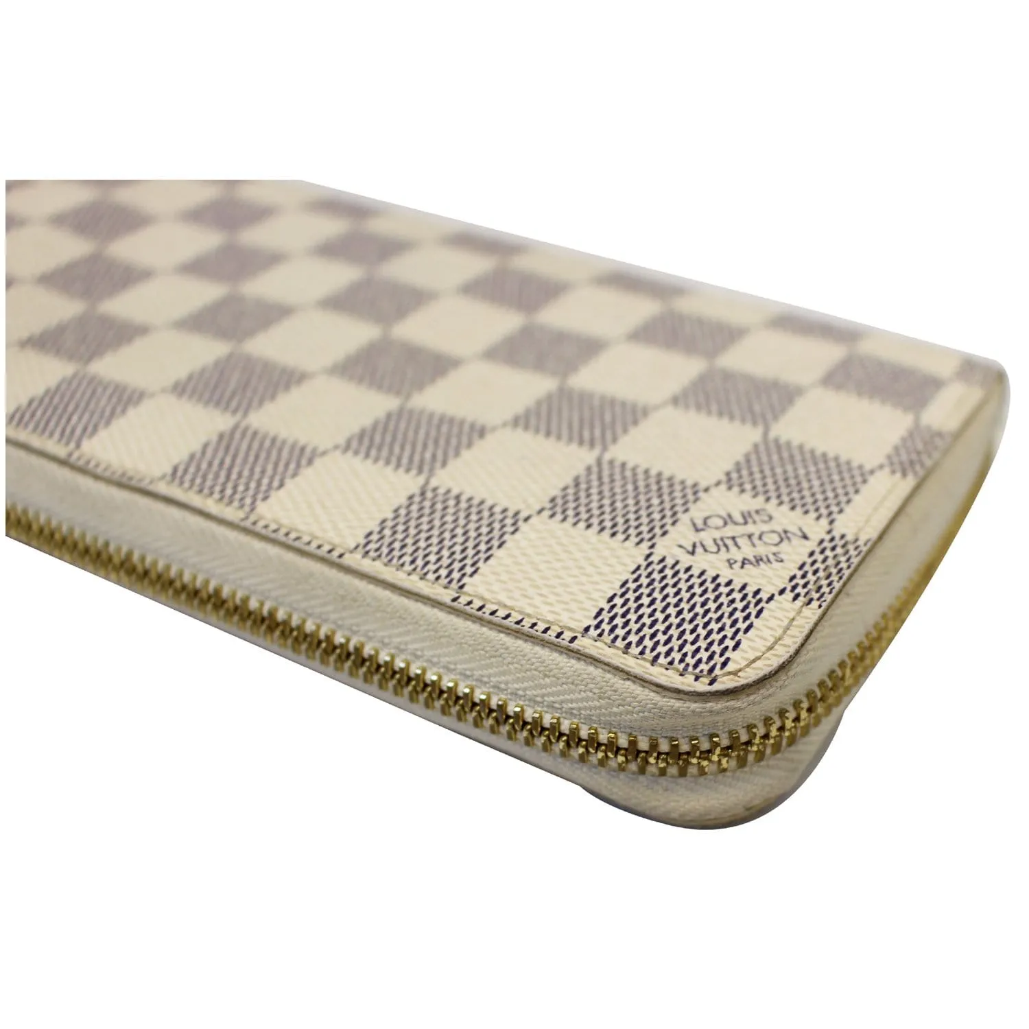 LOUIS VUITTON Damier Azur Zippy Zip Around Long Wallet