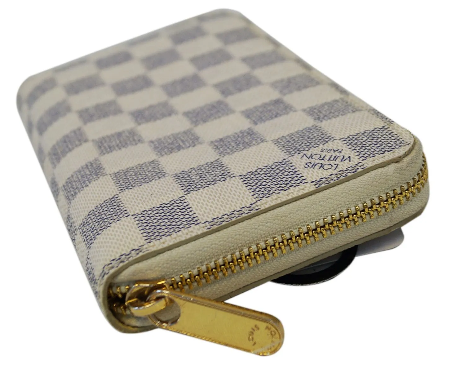 LOUIS VUITTON Damier Azur Zippy Zip Around Long Wallet