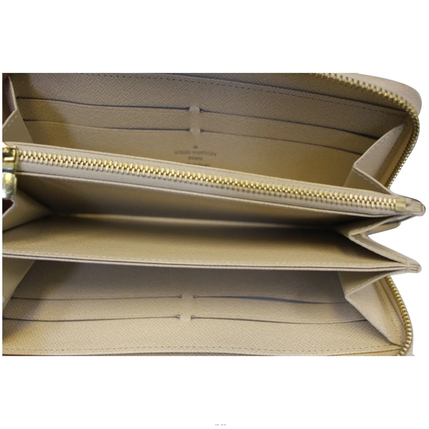 LOUIS VUITTON Damier Azur Zippy Zip Around Long Wallet