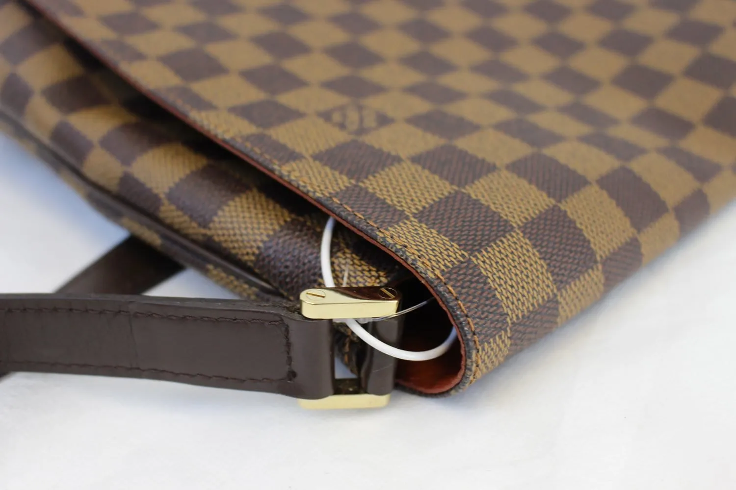 LOUIS VUITTON Damier Canvas Musette Bag w/ Long Strap