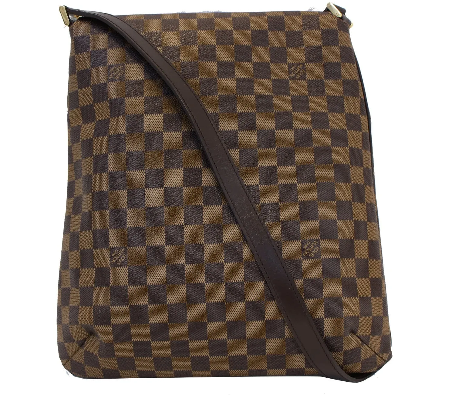 LOUIS VUITTON Damier Canvas Musette Bag w/ Long Strap