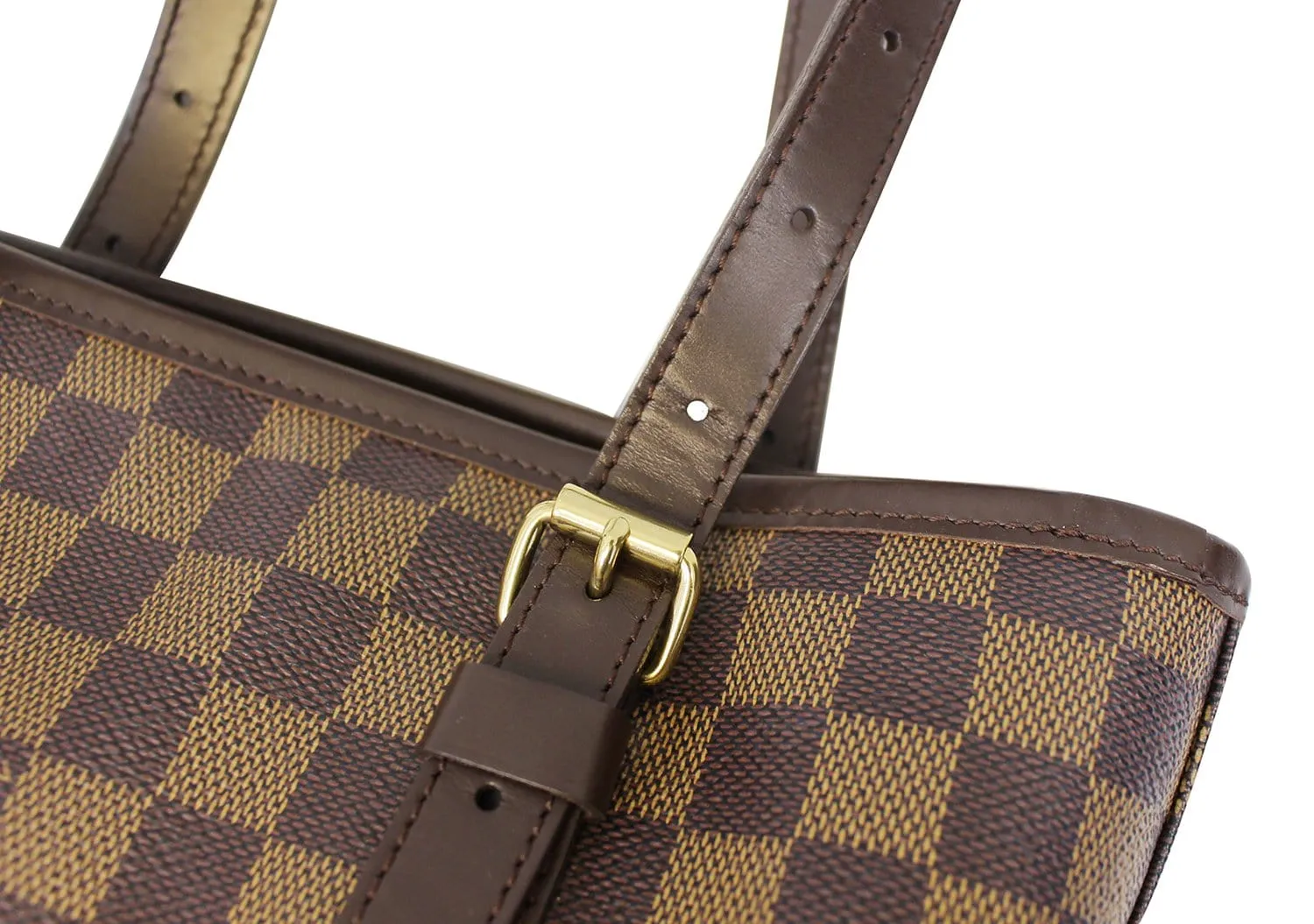 LOUIS VUITTON Damier Ebene Bucket Large Special Order Shoulder Bag