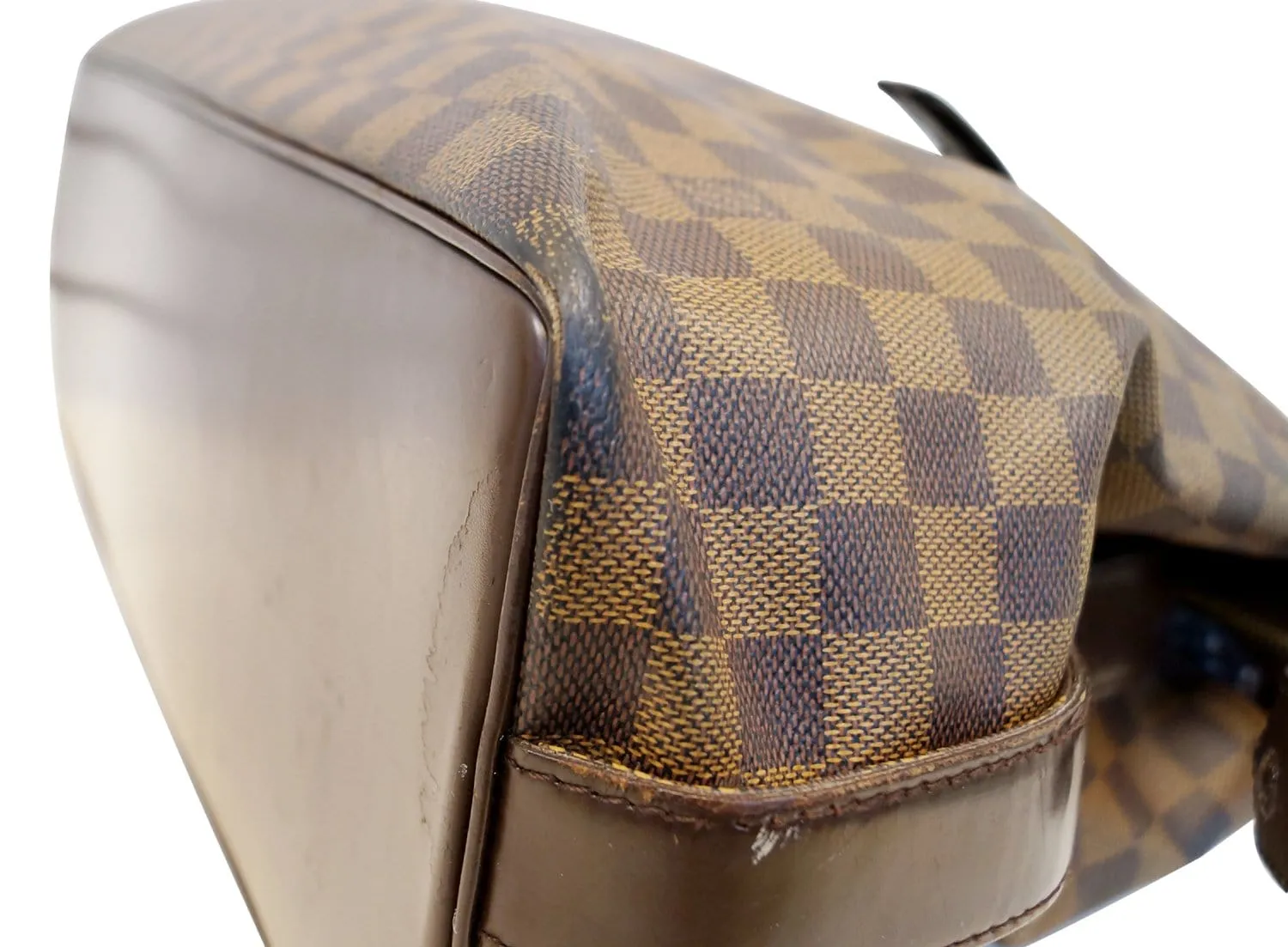 LOUIS VUITTON Damier Ebene Chelsea Large Shoulder Bag