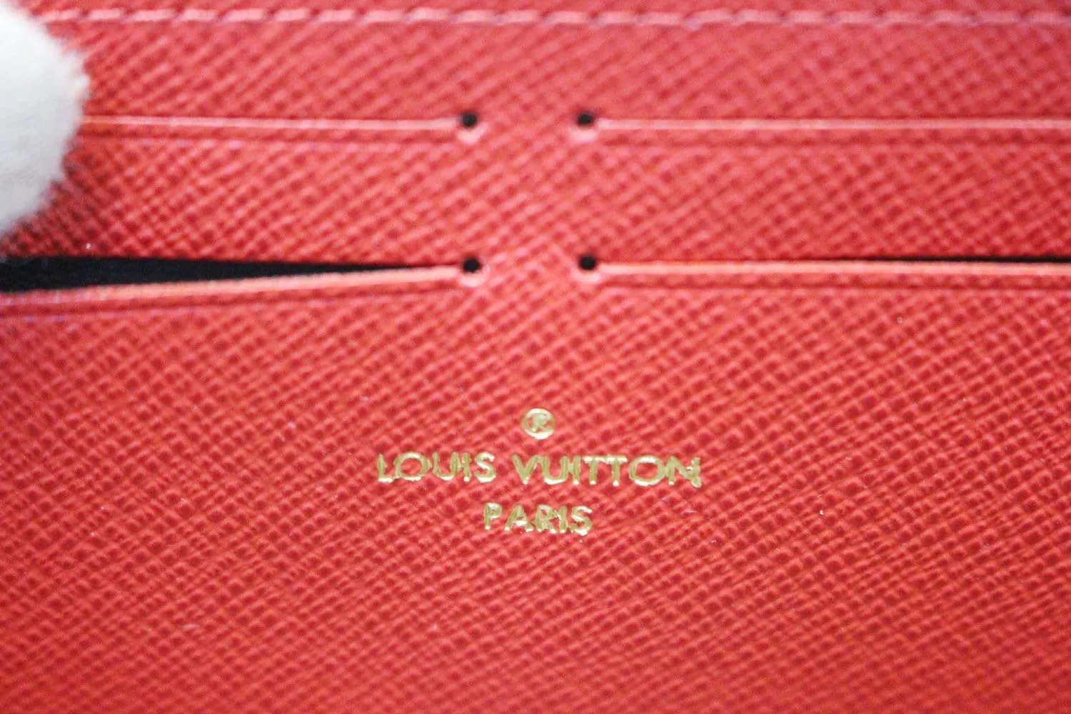 LOUIS VUITTON Damier Ebene Clemence Wallet