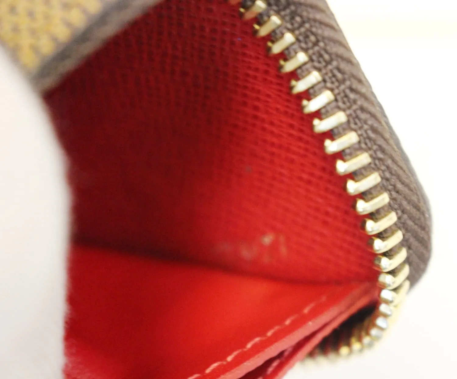 LOUIS VUITTON Damier Ebene Clemence Wallet