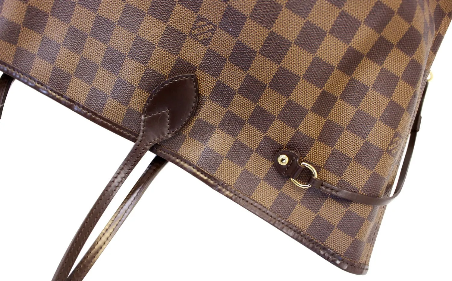 LOUIS VUITTON Damier Ebene Neverfull GM Brown Tote Bag