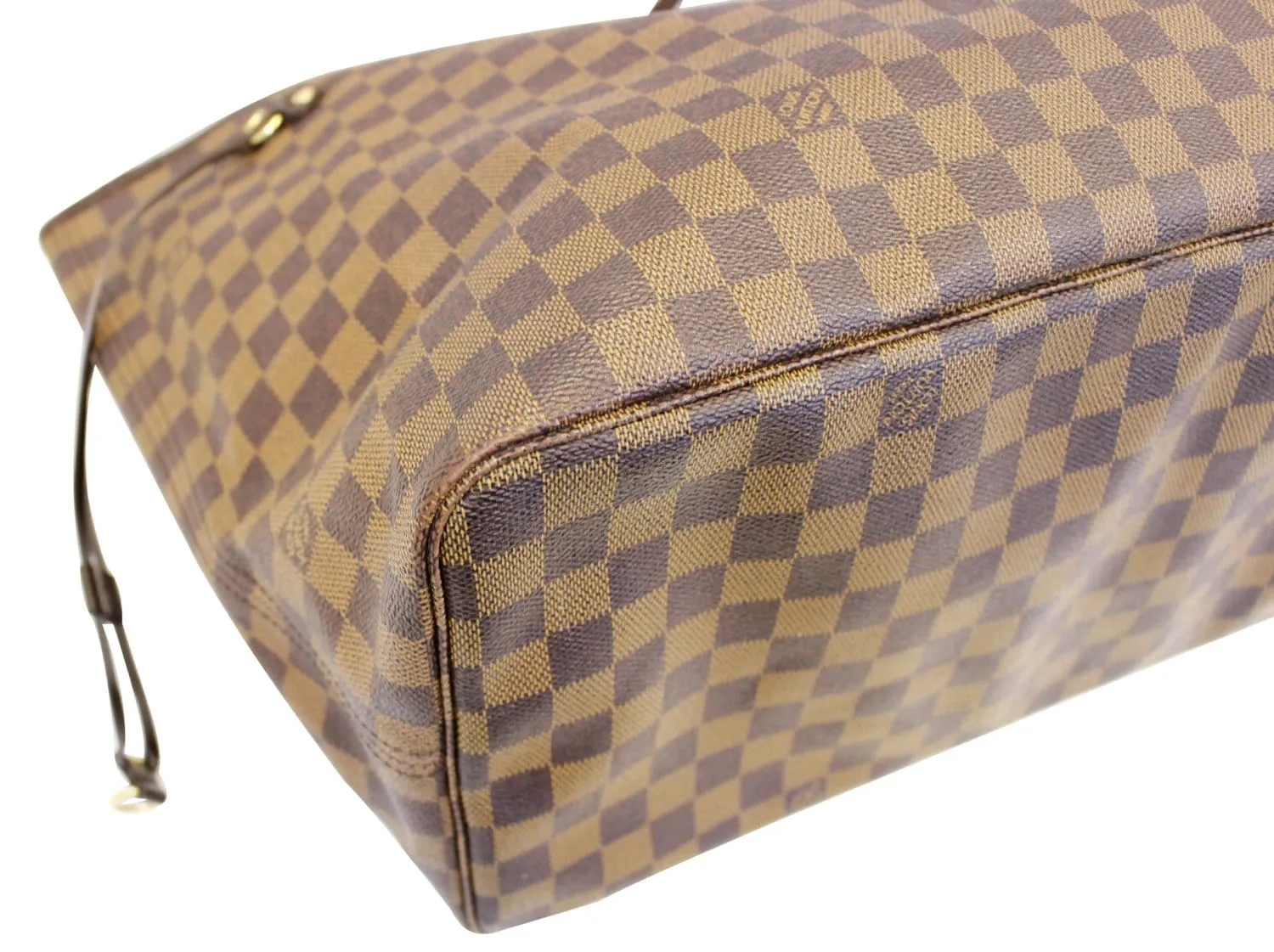 LOUIS VUITTON Damier Ebene Neverfull GM Brown Tote Bag