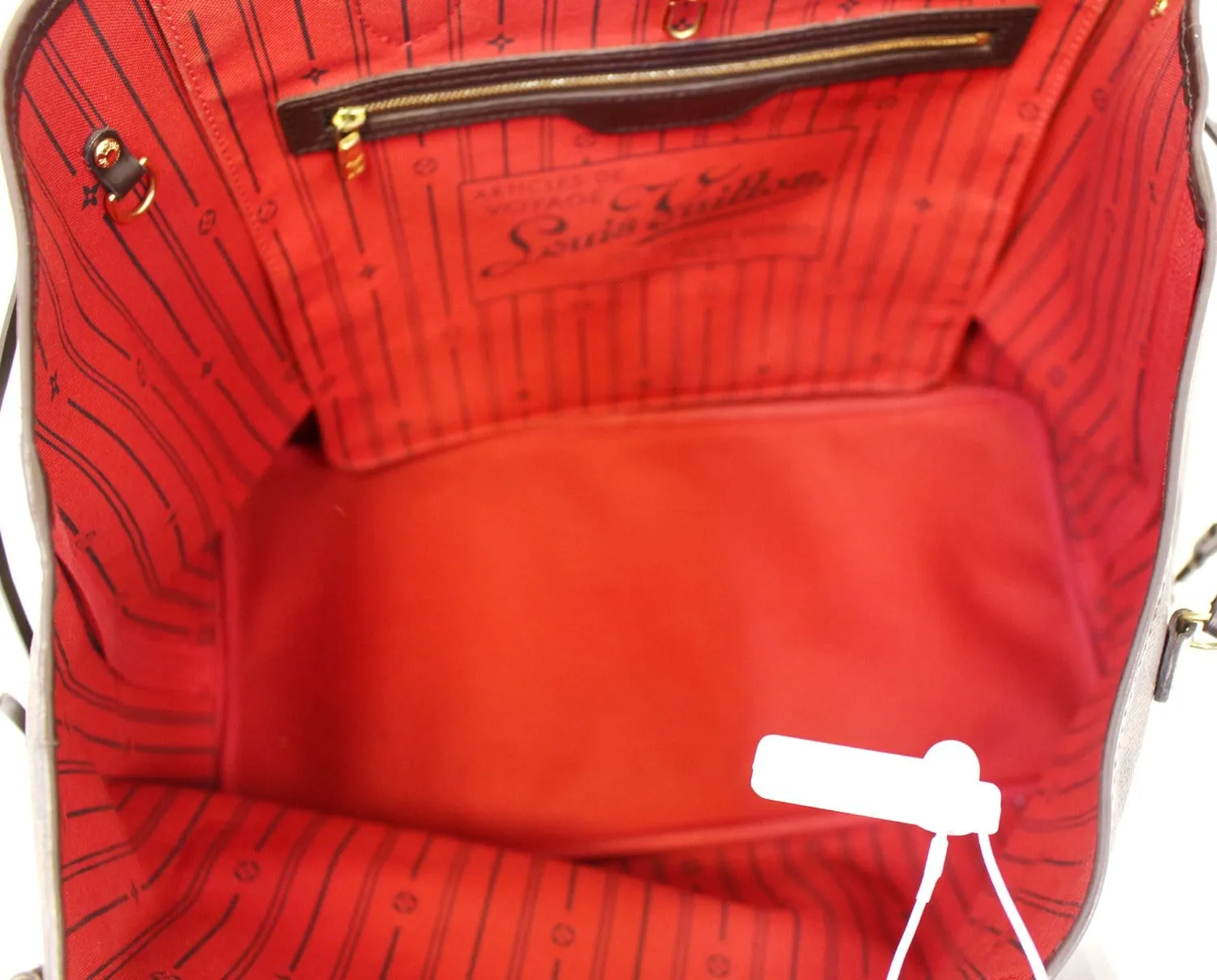 LOUIS VUITTON Damier Ebene Neverfull GM Brown Tote Bag