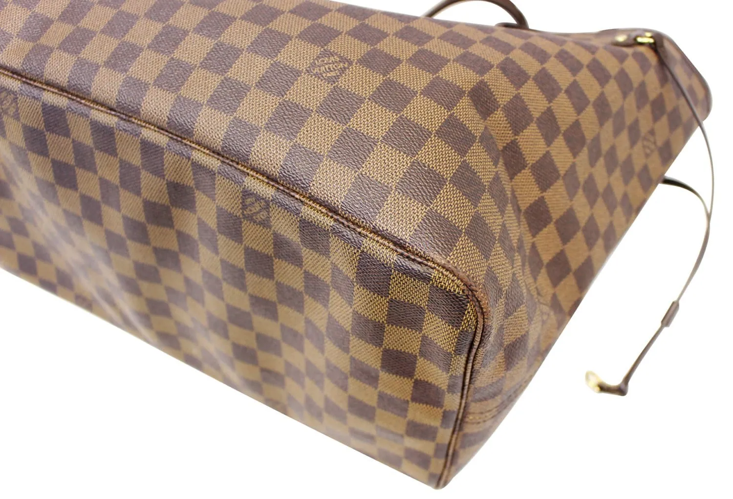 LOUIS VUITTON Damier Ebene Neverfull GM Brown Tote Bag