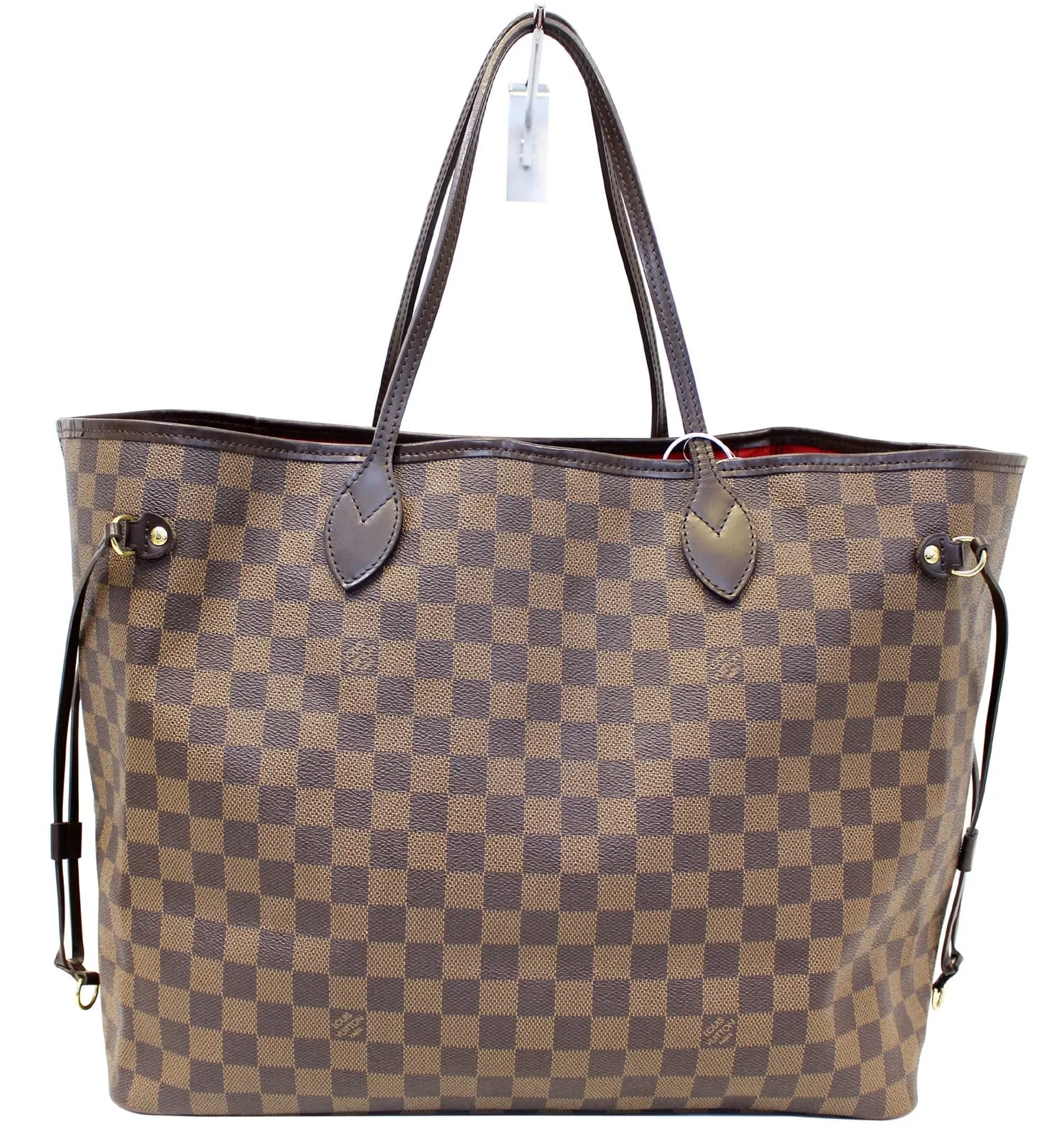 LOUIS VUITTON Damier Ebene Neverfull GM Brown Tote Bag