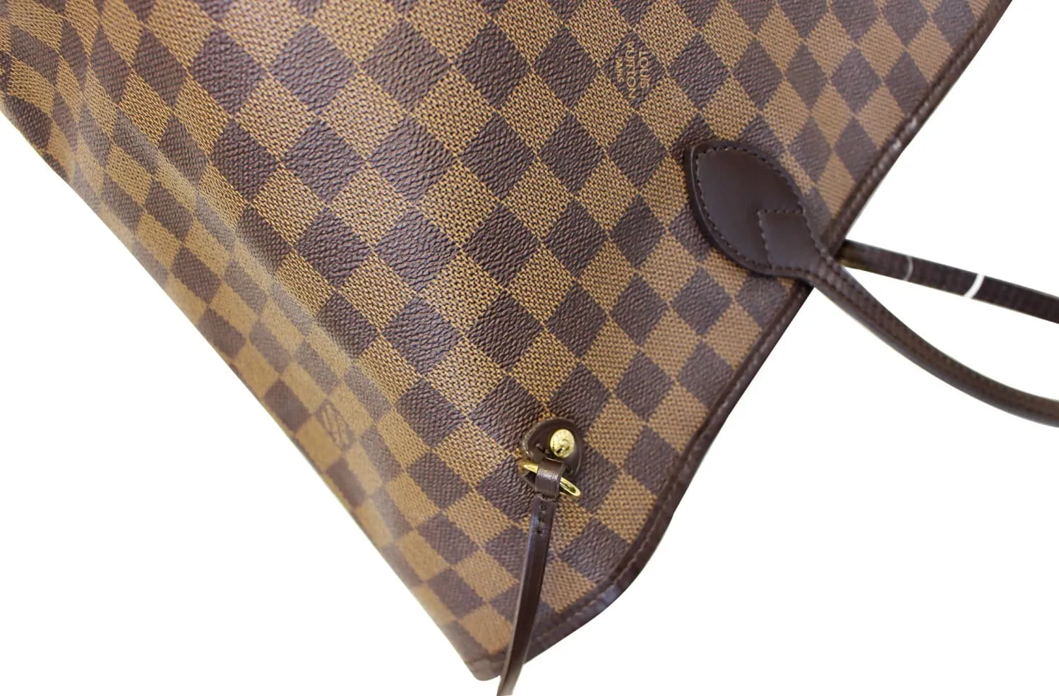 LOUIS VUITTON Damier Ebene Neverfull GM Brown Tote Bag