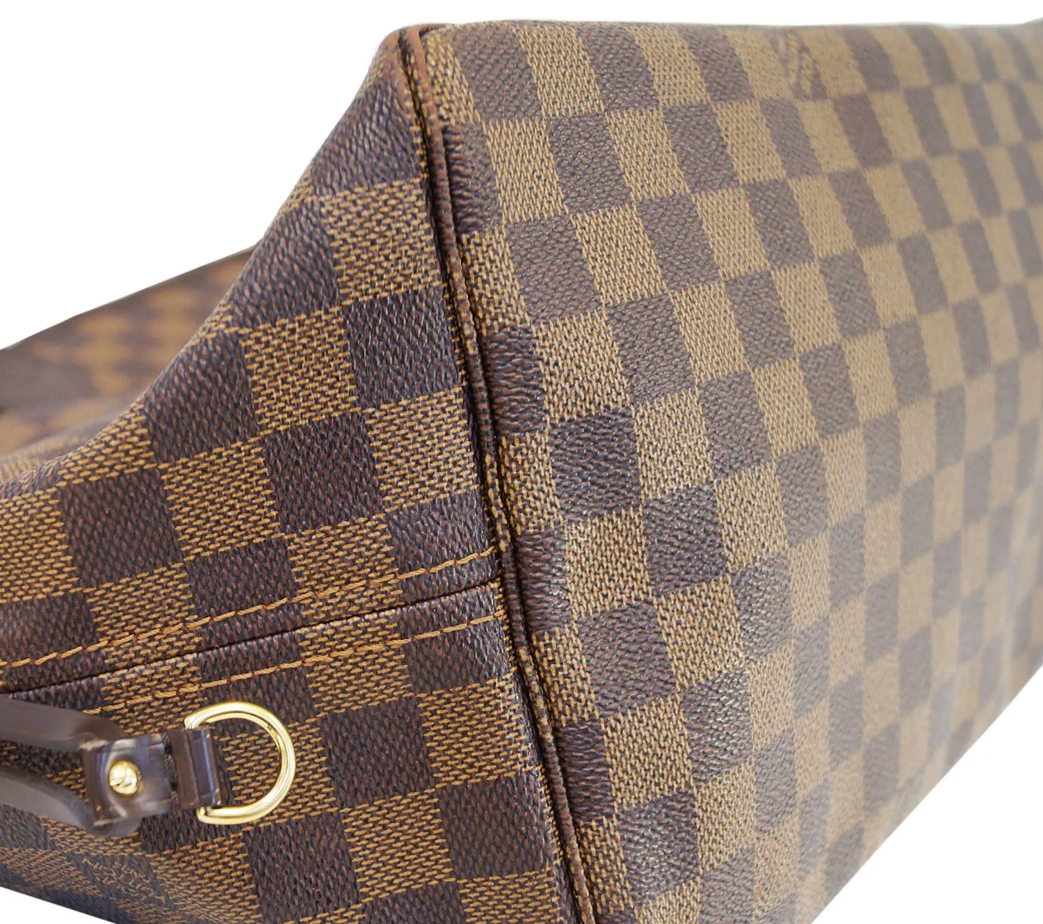 LOUIS VUITTON Damier Ebene Neverfull GM Shoulder Bag