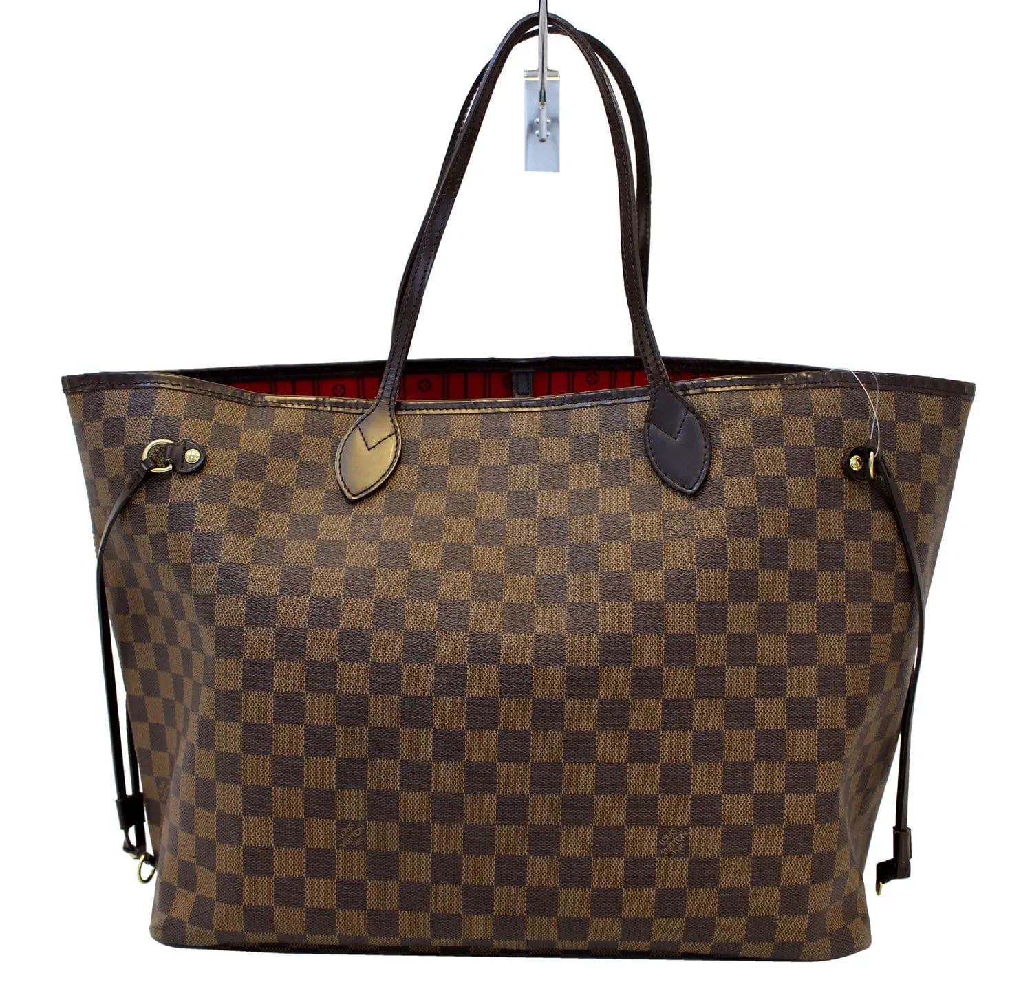 LOUIS VUITTON Damier Ebene Neverfull GM Tote Bag