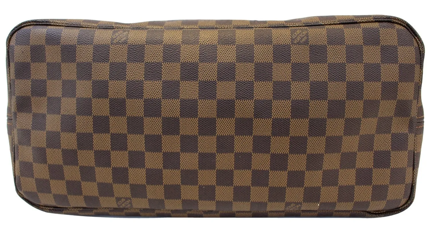 LOUIS VUITTON Damier Ebene Neverfull GM Tote Bag