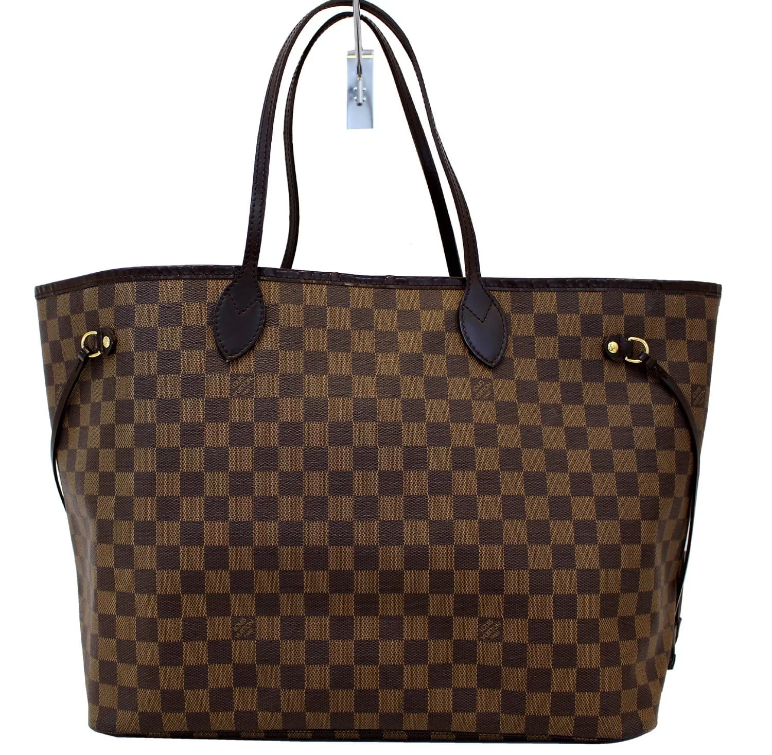 LOUIS VUITTON Damier Ebene Neverfull GM Tote Bag