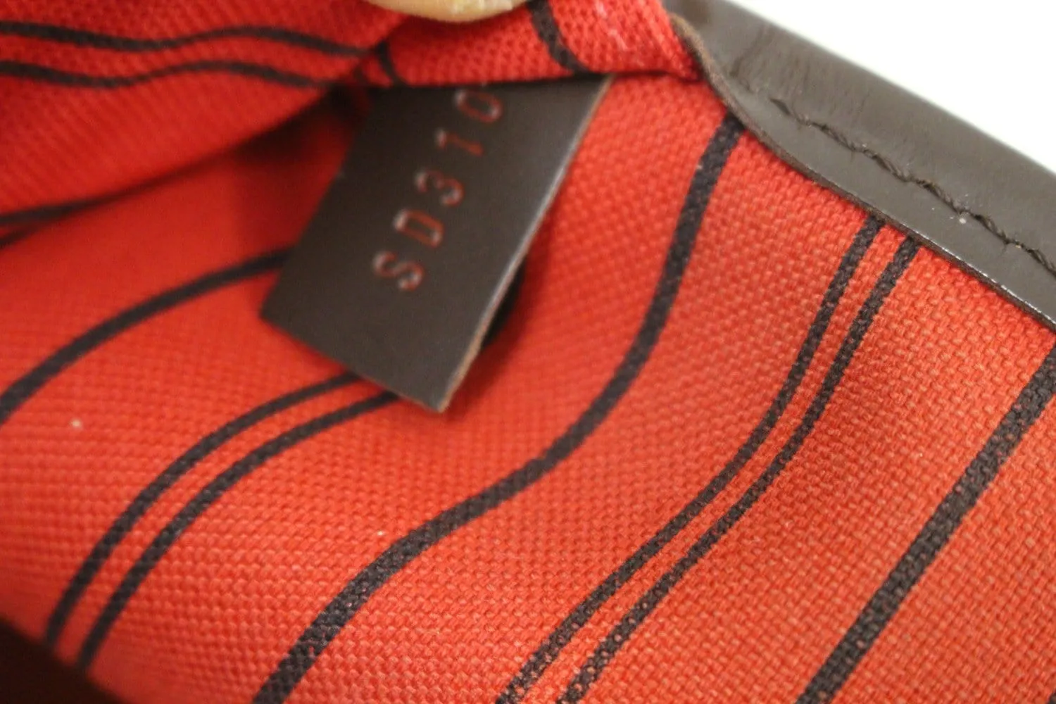 LOUIS VUITTON Damier Ebene Neverfull MM Brown Tote Bag