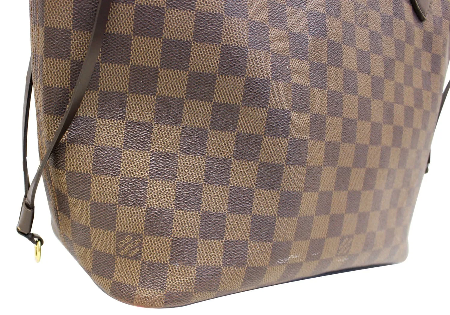 LOUIS VUITTON Damier Ebene Neverfull MM Tote Bag