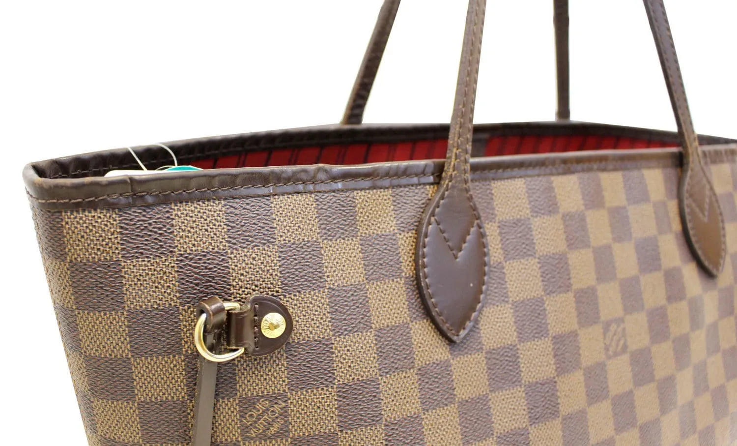 LOUIS VUITTON Damier Ebene Neverfull MM Tote Bag