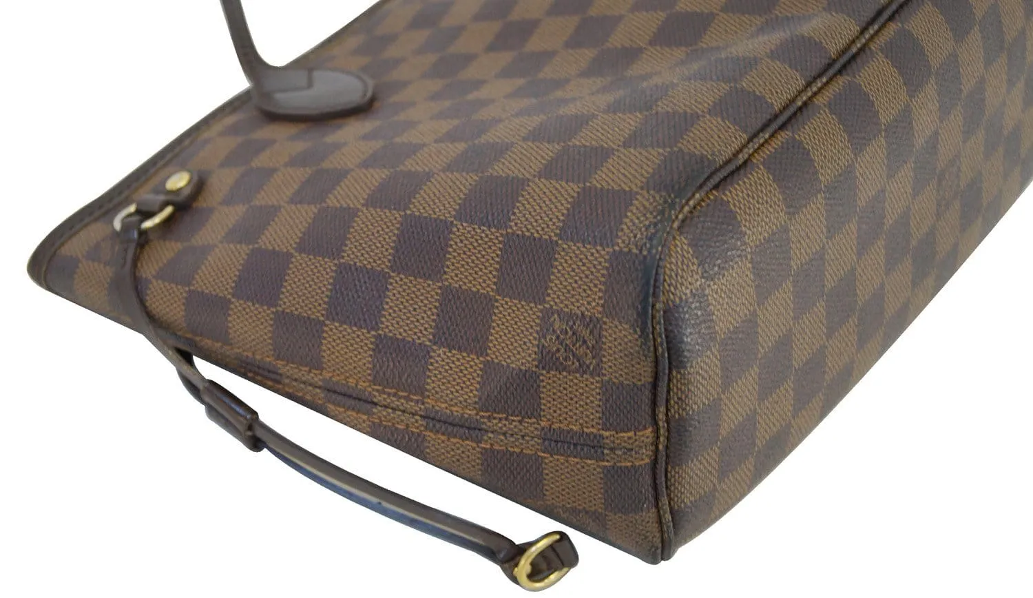 LOUIS VUITTON Damier Ebene Neverfull PM Tote Bag