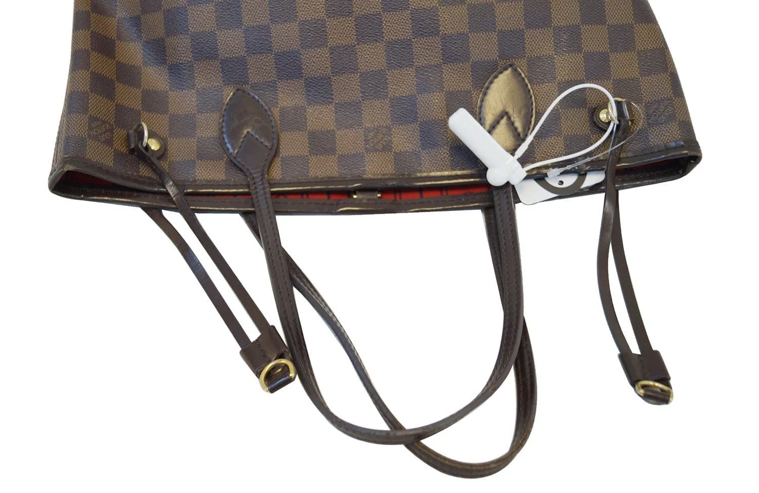 LOUIS VUITTON Damier Ebene Neverfull PM Tote Bag