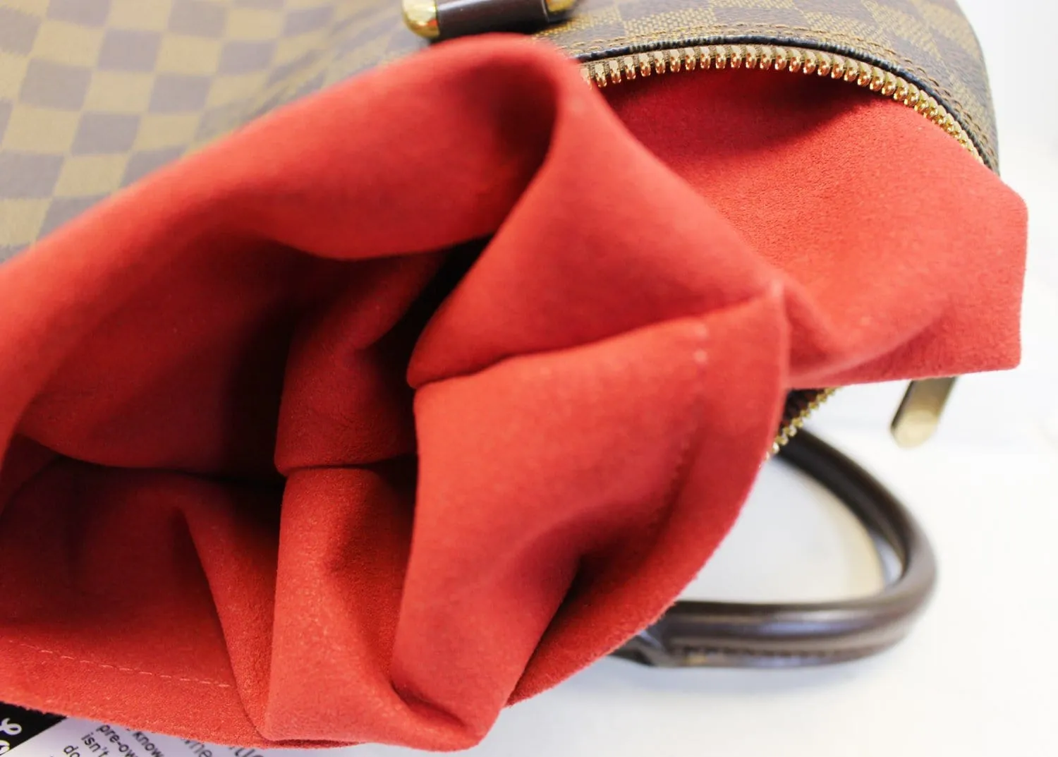 LOUIS VUITTON Damier Ebene Saleya GM Shoulder Handbag