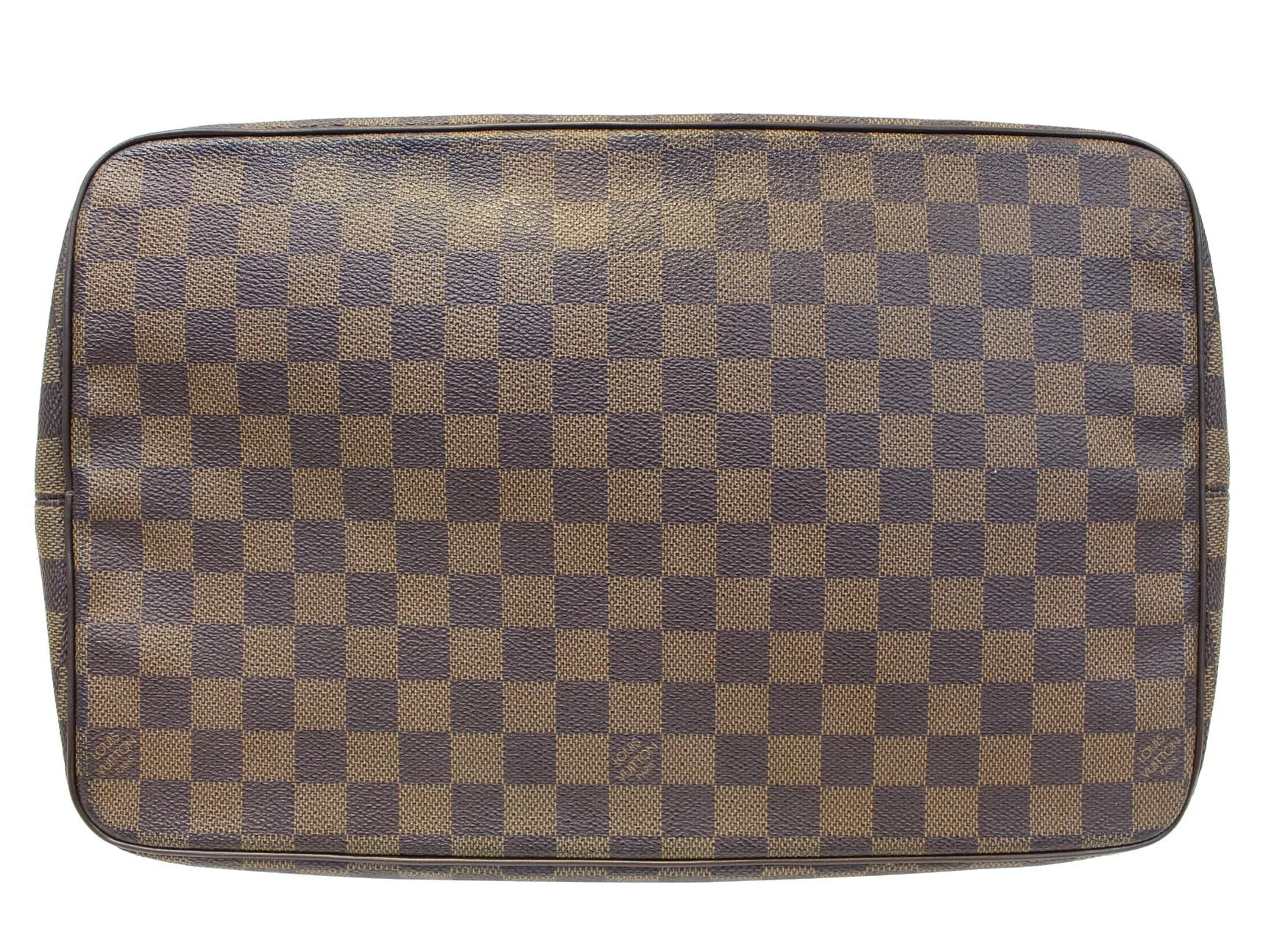 LOUIS VUITTON Damier Ebene Saleya GM Shoulder Handbag