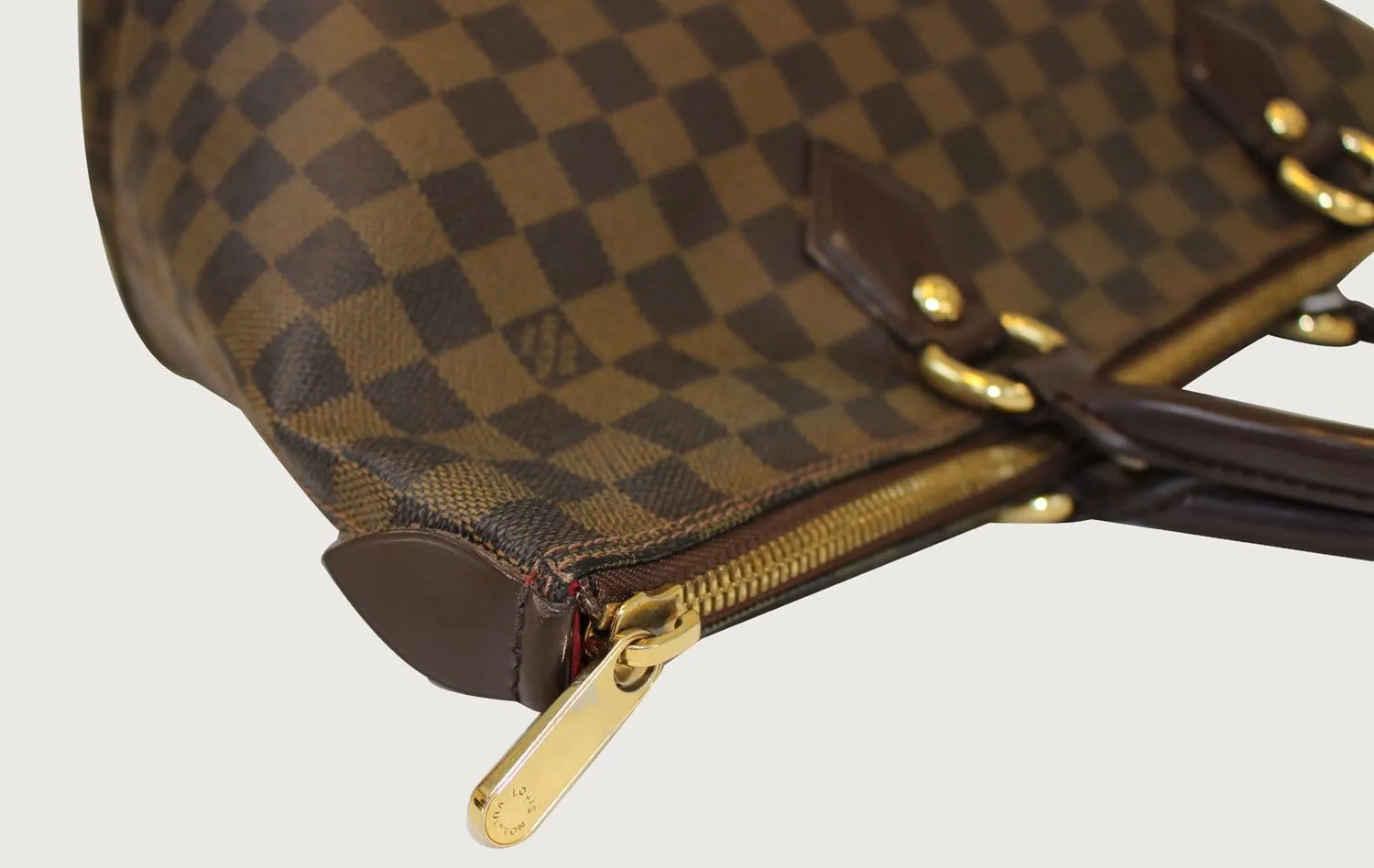 LOUIS VUITTON Damier Ebene Saleya MM Satchel Bag