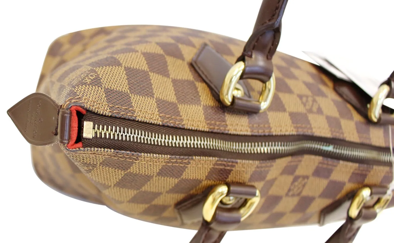 LOUIS VUITTON Damier Ebene Saleya PM Tote Shoulder Bag