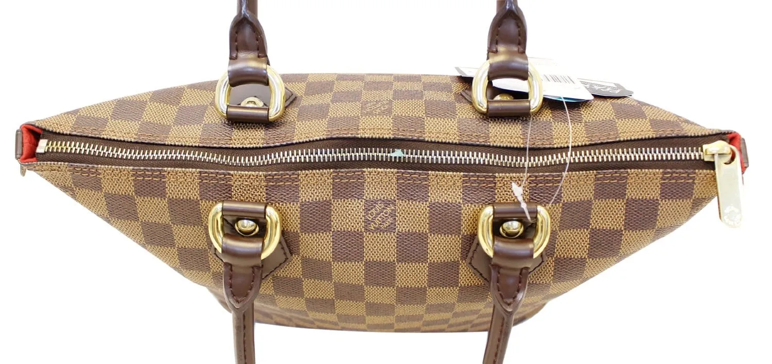 LOUIS VUITTON Damier Ebene Saleya PM Tote Shoulder Bag