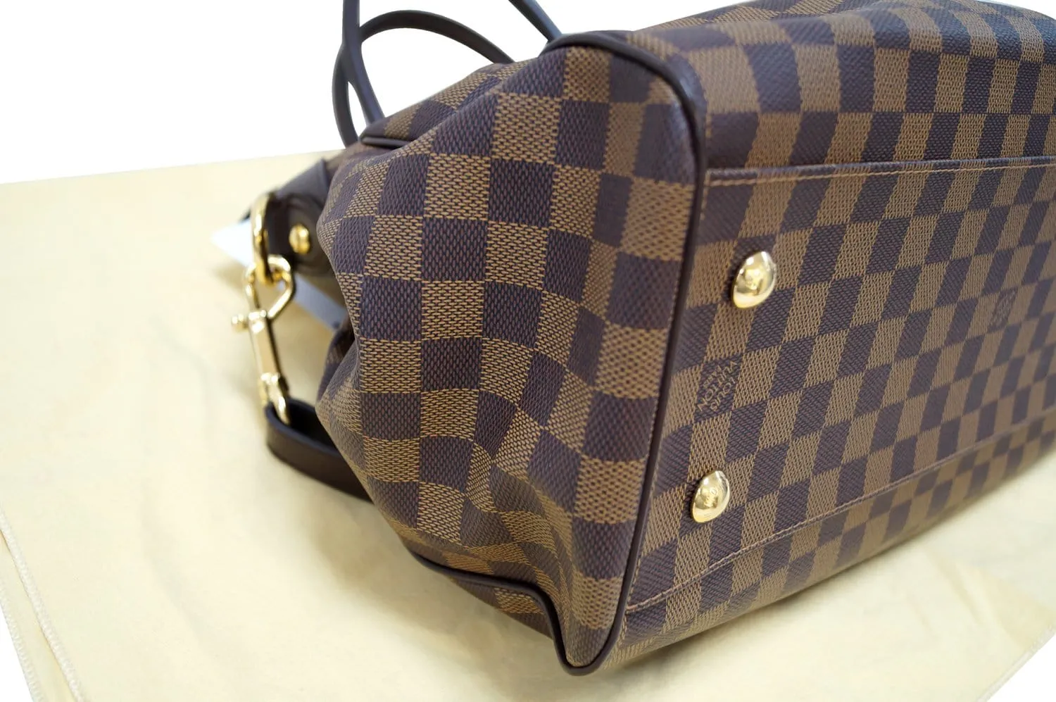 LOUIS VUITTON Damier Ebene Trevi GM 2way Shoulder Handbag