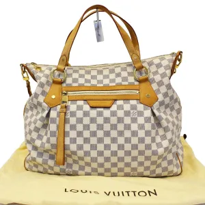 LOUIS VUITTON Evora GM Damier Azur Tote Shoulder Bag