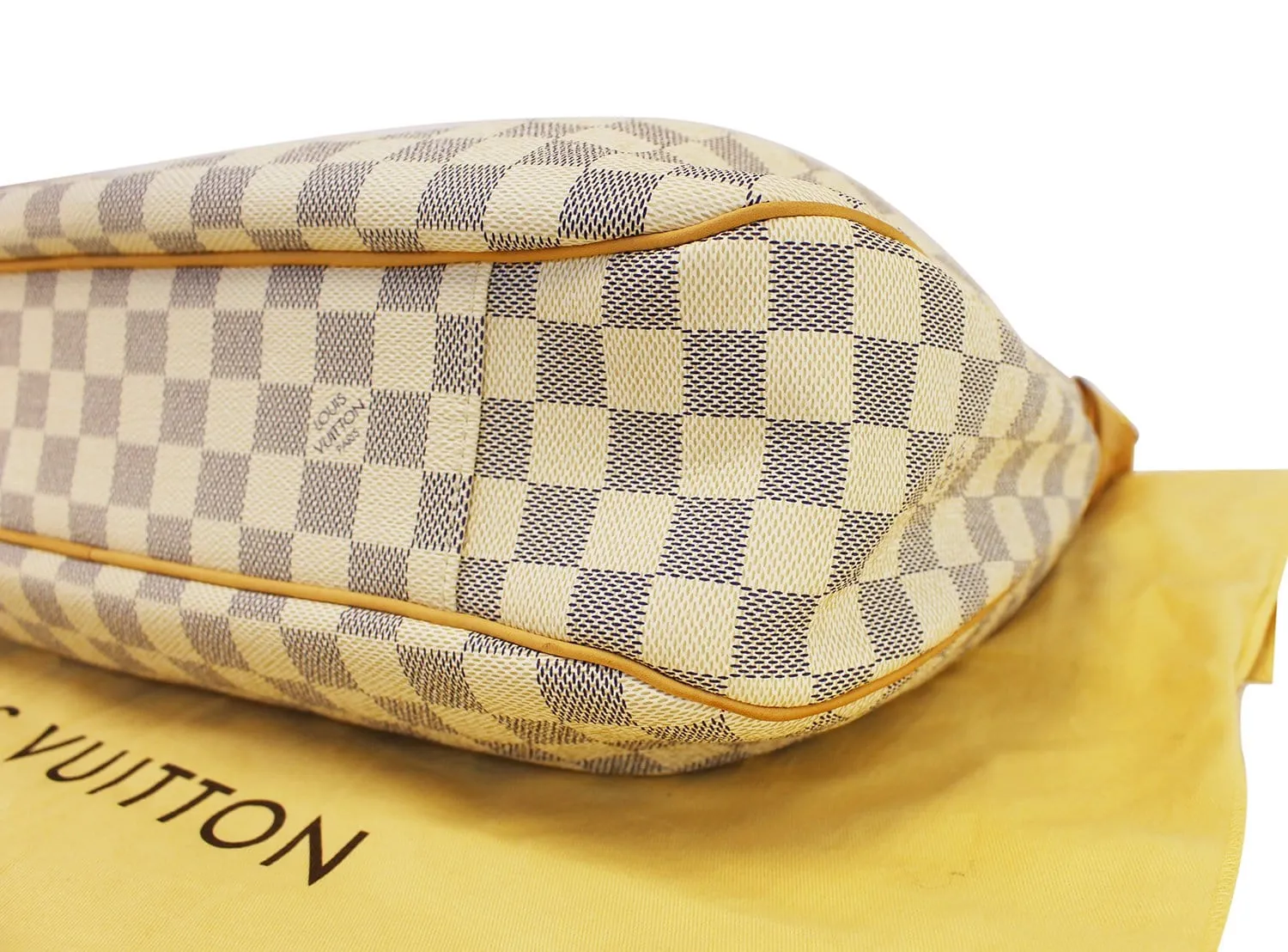 LOUIS VUITTON Evora MM Damier Azur Tote Shoulder Bag Excellent