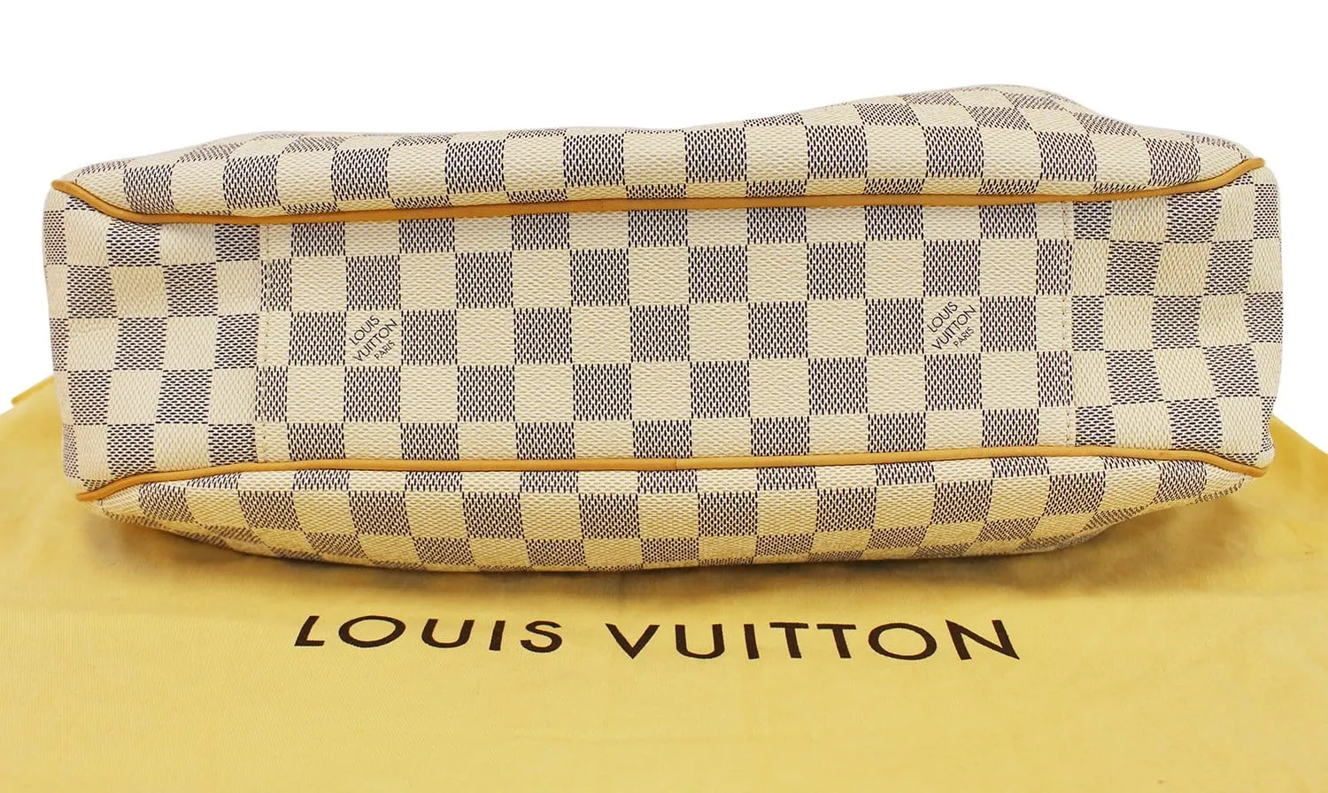 LOUIS VUITTON Evora MM Damier Azur Tote Shoulder Bag Excellent