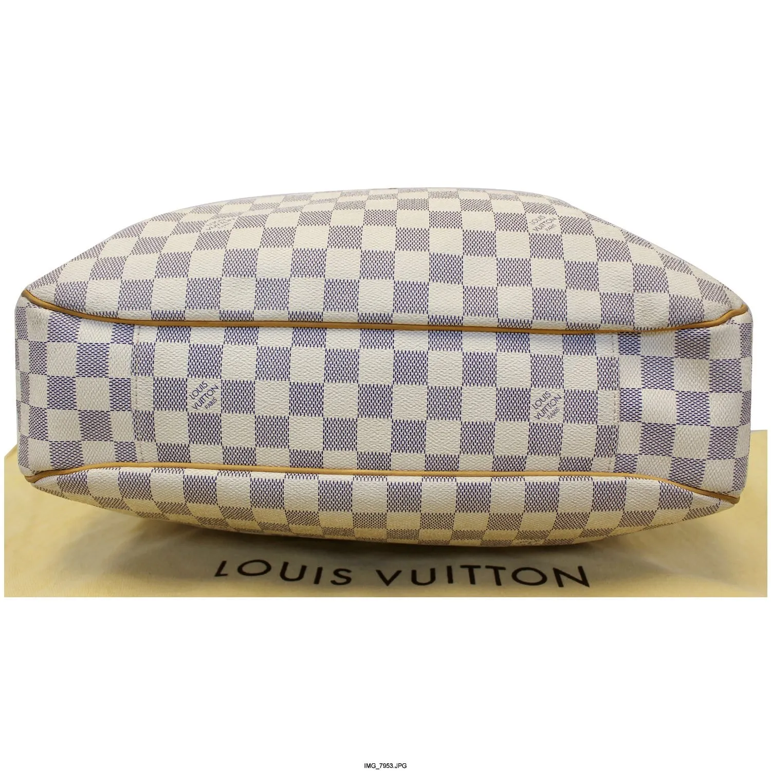 LOUIS VUITTON Evora MM Damier Azur Tote Shoulder Bag