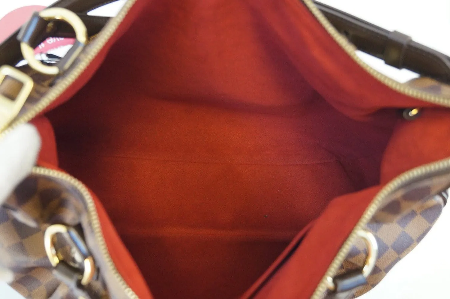 LOUIS VUITTON Evora MM Damier Ebene Tote Excellent Shoulder Bag