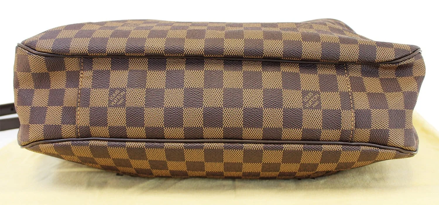 LOUIS VUITTON Evora MM Damier Ebene Tote Shoulder Bag Excellent