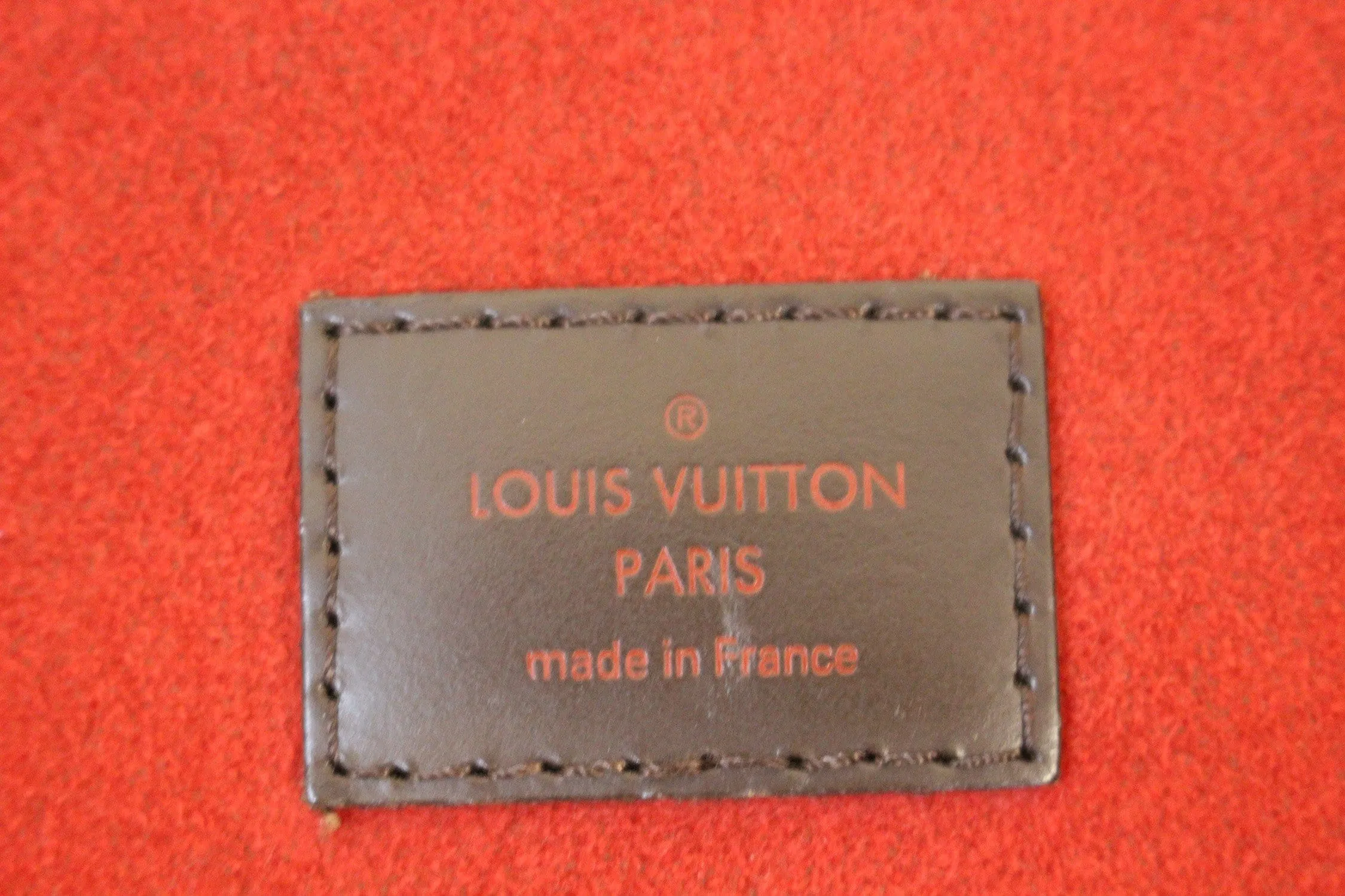 LOUIS VUITTON Evora MM Damier Ebene Tote Shoulder Bag Excellent