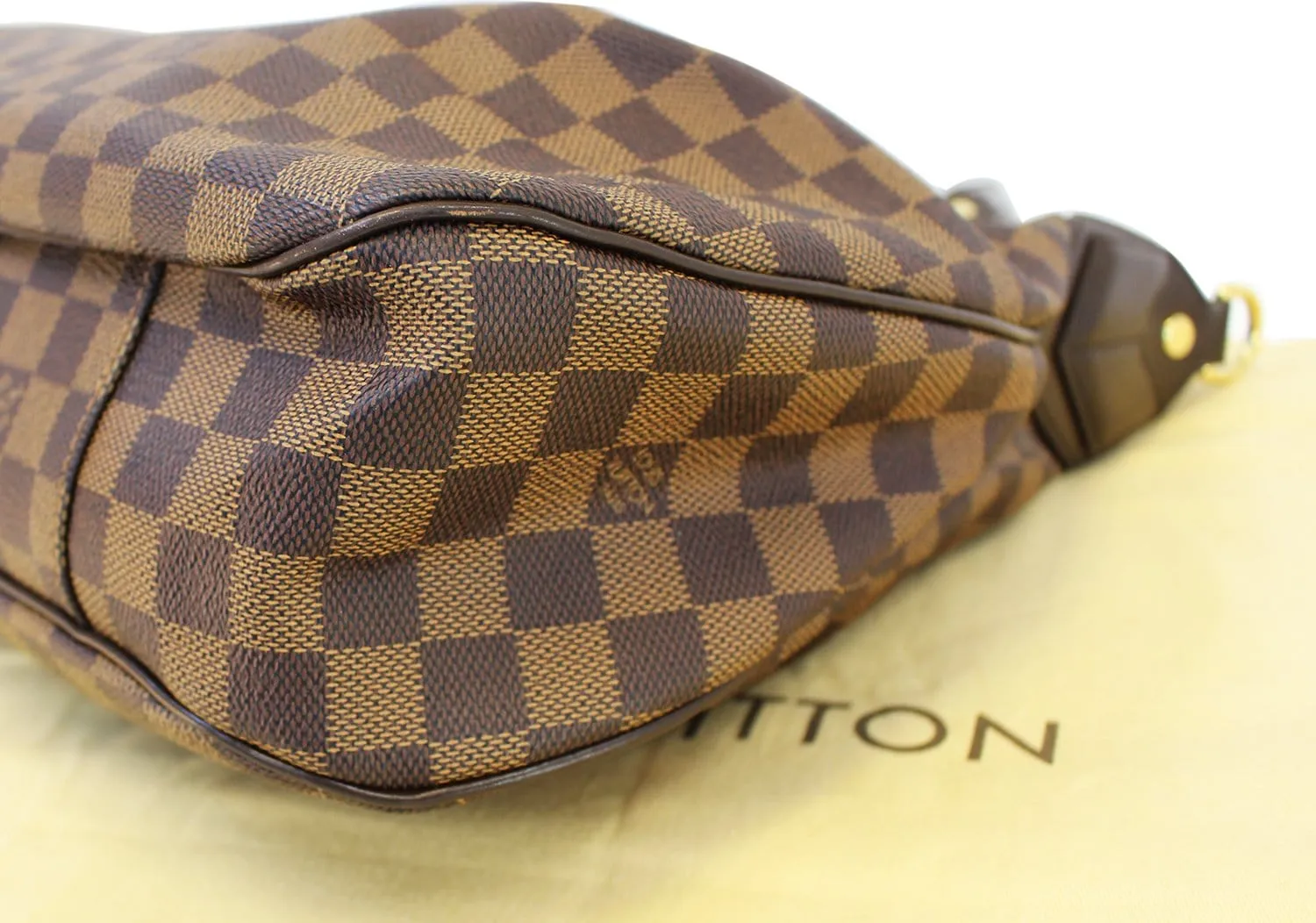 LOUIS VUITTON Evora MM Damier Ebene Tote Shoulder Bag Excellent