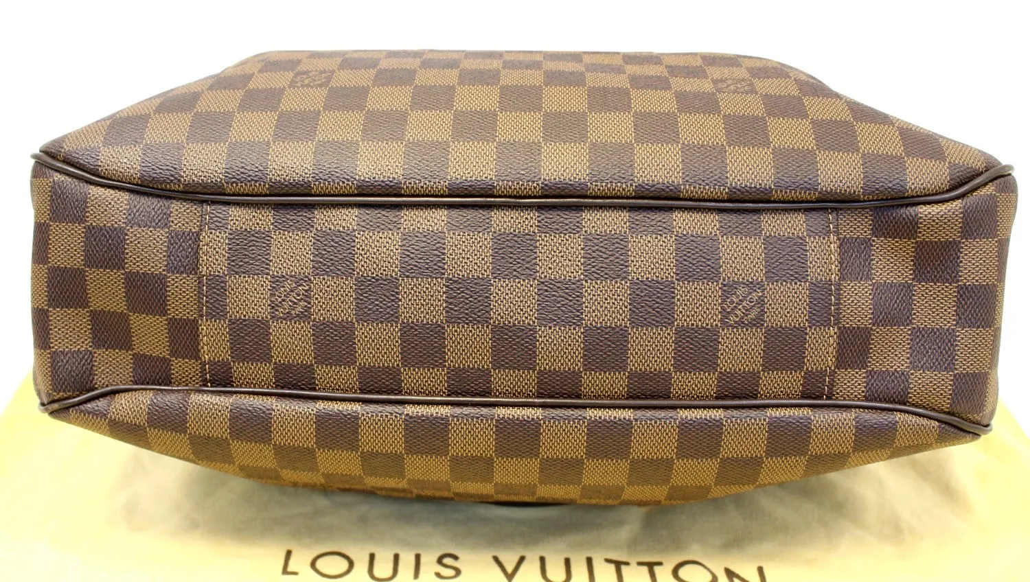 LOUIS VUITTON Evora MM Damier Ebene Tote Shoulder Bag