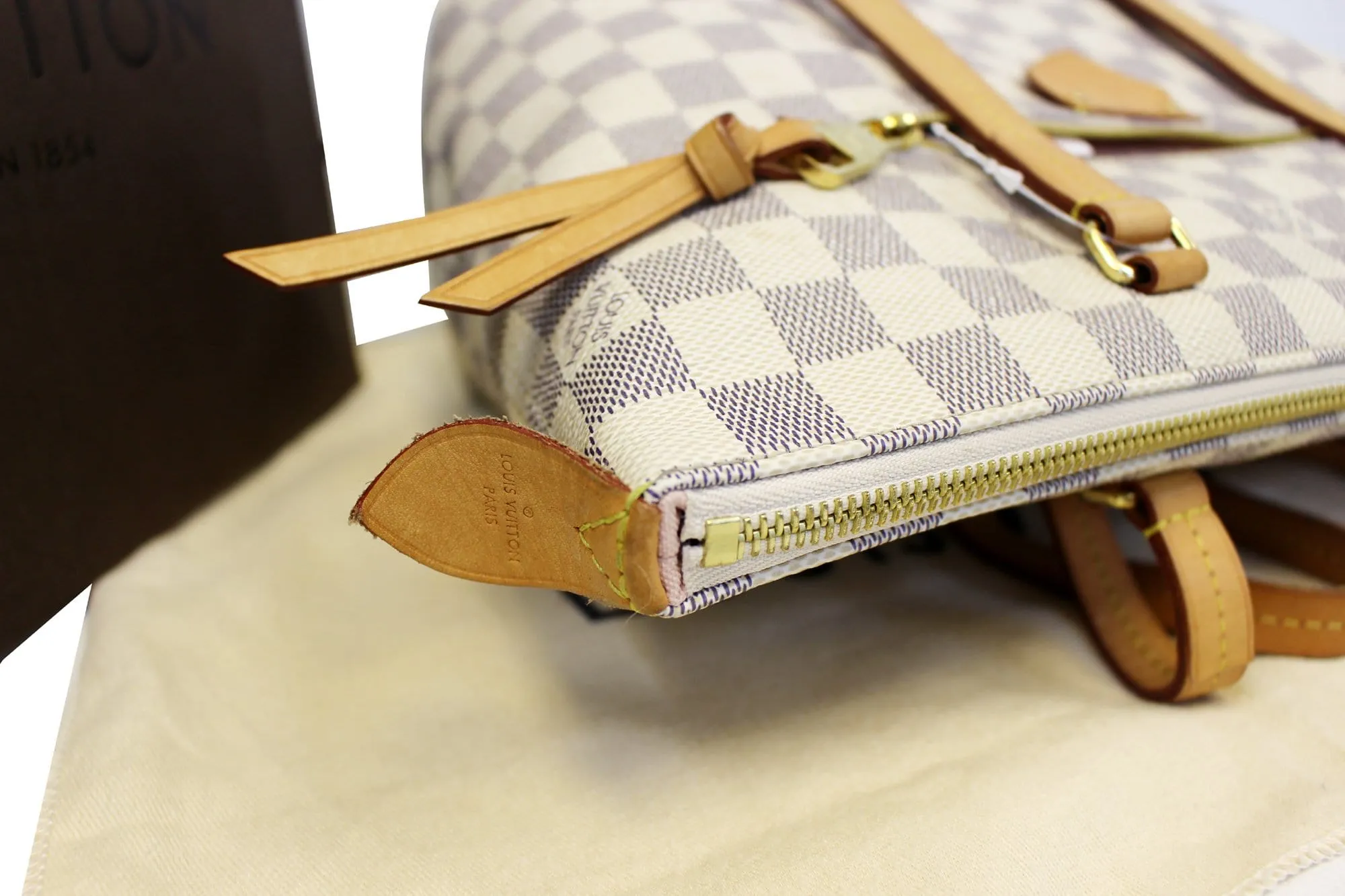 LOUIS VUITTON Iena PM Damier Azur  Shoulder Bag
