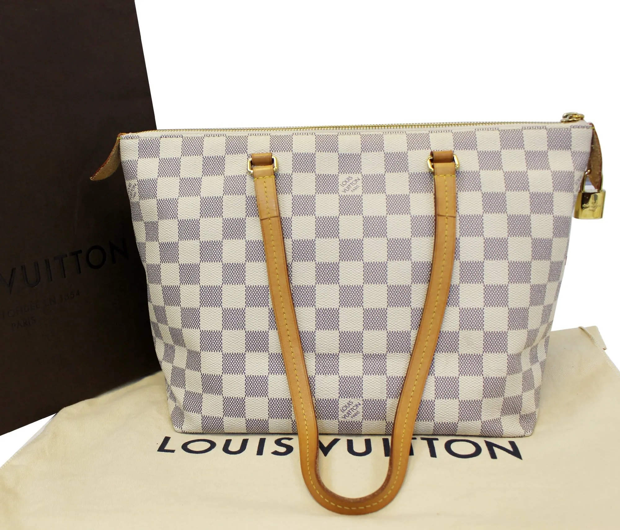LOUIS VUITTON Iena PM Damier Azur  Shoulder Bag